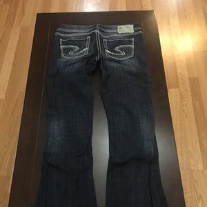 Silver Jeans Western Glove Works Twisted 27x33